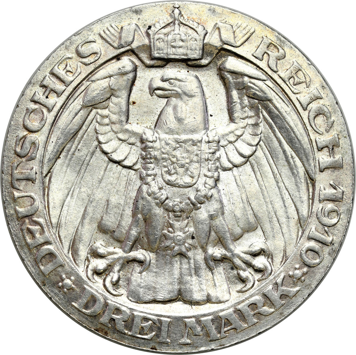 Niemcy, Prusy. 3 marki 1910 A, Uniwersytet Berlin